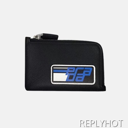 프라다 2020 사피아노 남여공용 카드 퍼스 PRAW0146,13CM.블랙