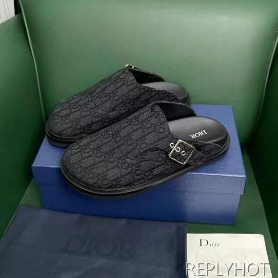 디올 2025 아쿠아 커버 슬리퍼 뮬 샌들 신발