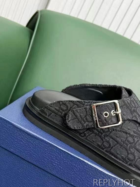 디올 2025 아쿠아 커버 슬리퍼 뮬 샌들 신발