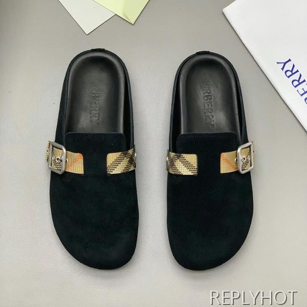 버버리 2025 Urchin Clog 뮬 샌들 슬라이드 슬리퍼