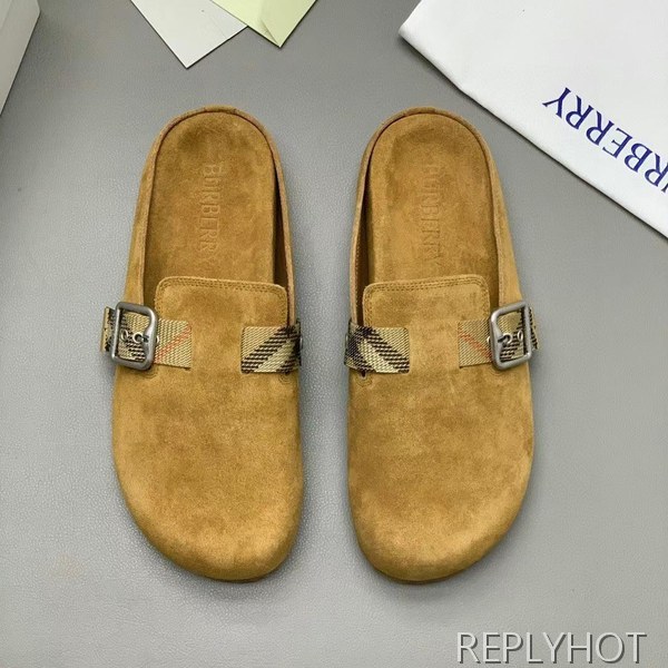 버버리 2025 Urchin Clog 뮬 샌들 슬라이드 슬리퍼