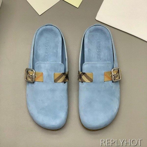 버버리 2025 Urchin Clog 뮬 샌들 슬라이드 슬리퍼