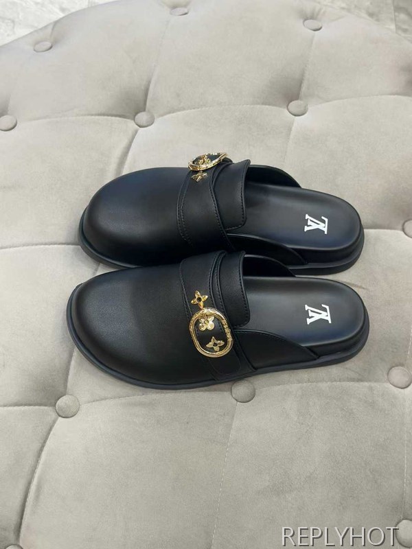 루이비통 2025 코지 플랫 컴포트 클로그 슬리퍼 샌들 뮬 신발