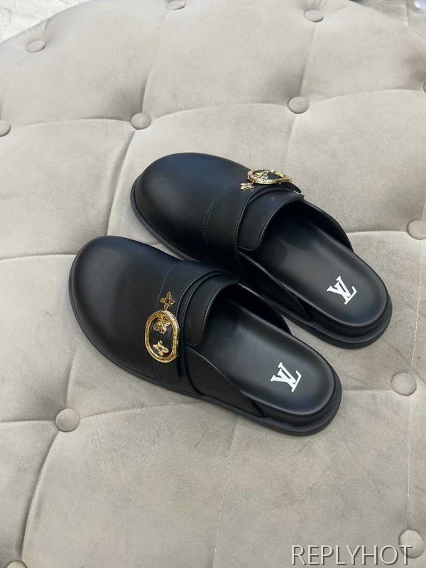 루이비통 2025 코지 플랫 컴포트 클로그 슬리퍼 샌들 뮬 신발