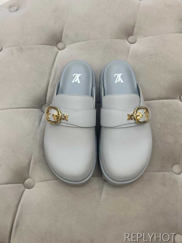 루이비통 2025 코지 플랫 컴포트 클로그 슬리퍼 샌들 뮬 신발