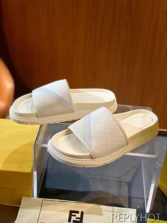펜디 2025 디아고날 FF자카드 로고 뮬 샌들 슬리퍼 신발