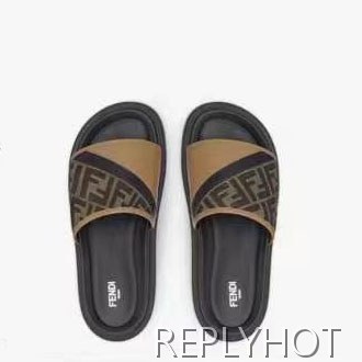 펜디 2025 디아고날 FF자카드 로고 뮬 샌들 슬리퍼 신발
