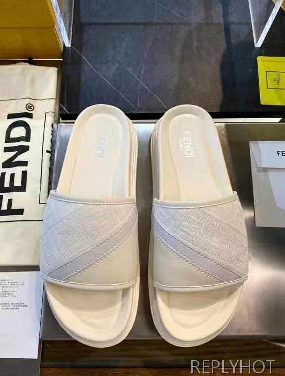 펜디 2025 디아고날 FF자카드 로고 뮬 샌들 슬리퍼 신발