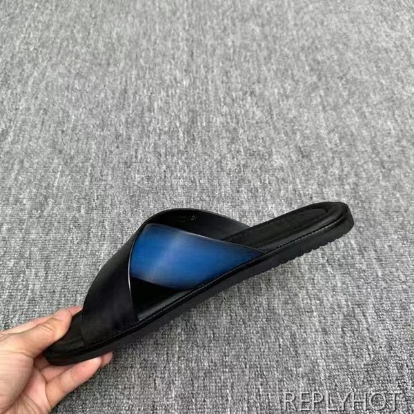 벨루티 2025 시프노스 스크리토 가죽 샌들 슬리퍼 신발