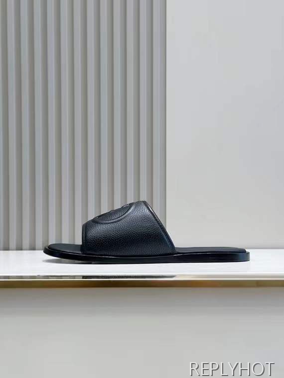 구찌 2025 Lido 레더 슬리퍼 샌들 신발