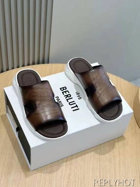 벨루티 2024 쉐도우 샌들 슬리퍼 신발