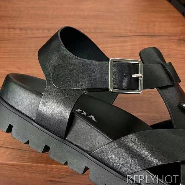 프라다 2024 스킬사피아노와펜 글레디에이터 샌들 슈즈 슬리퍼 신발