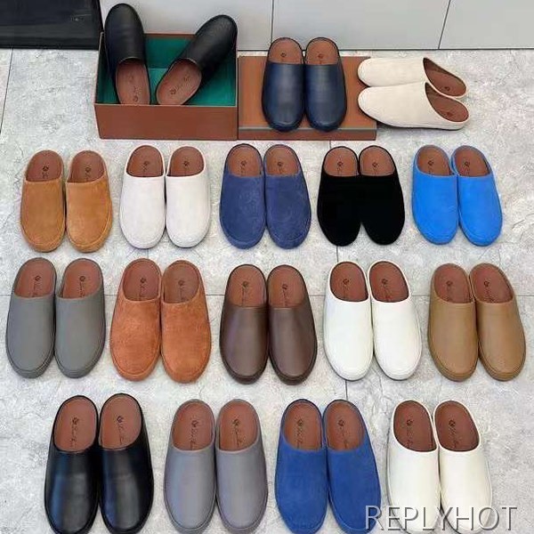 로로피아나 2024 토모리 사봇 뮬 샌들 슬라이드 신발