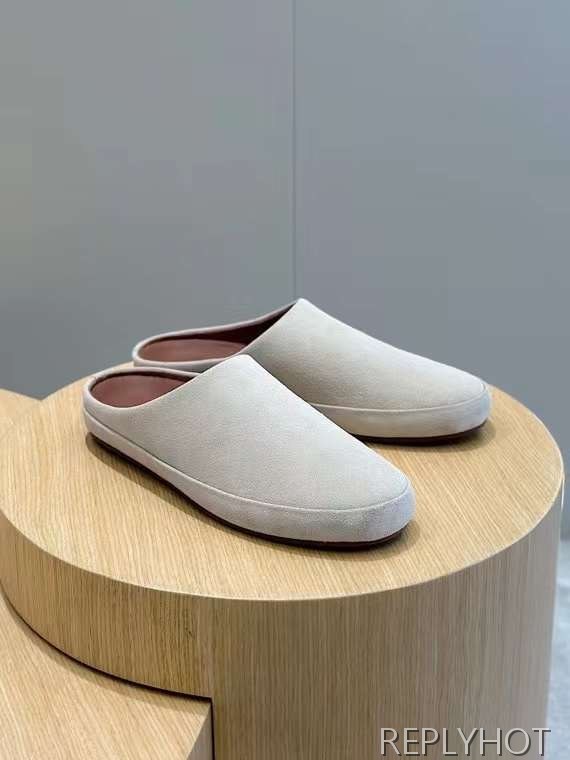 로로피아나 2024 토모리 사봇 뮬 샌들 슬라이드 신발