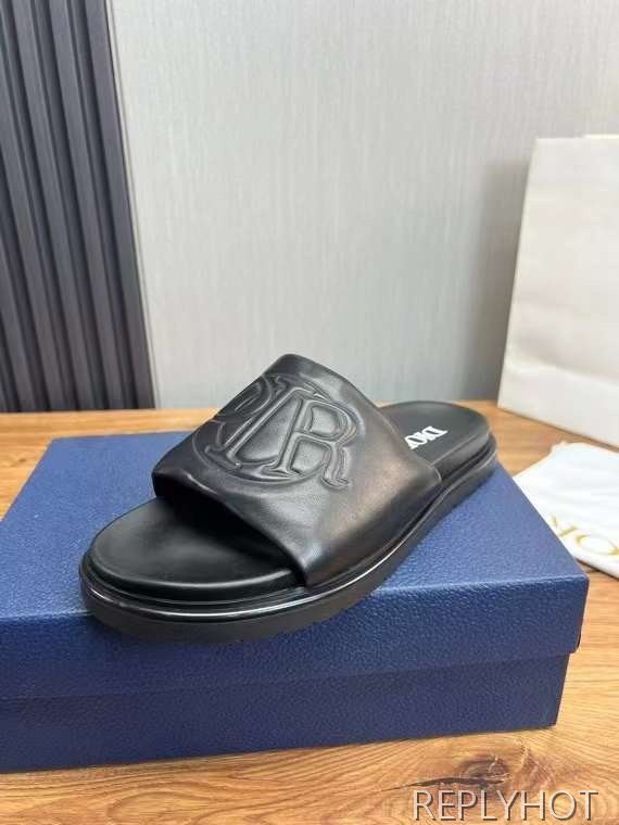 디올 2024 라운드로고 샌들 슬리퍼 신발