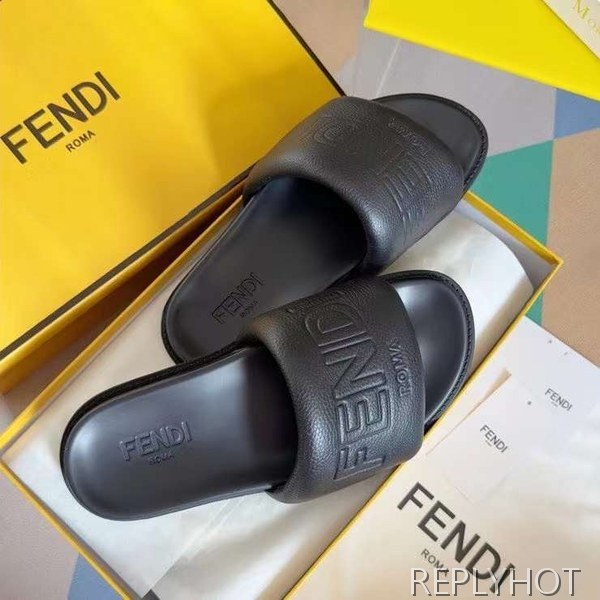 펜디 2024 로고 엠보 슬리퍼 슈즈 샌들 신발