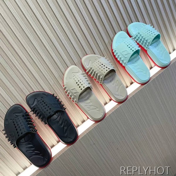 루부탱 2024 CL 스파이크 샌들 슬리퍼 신발