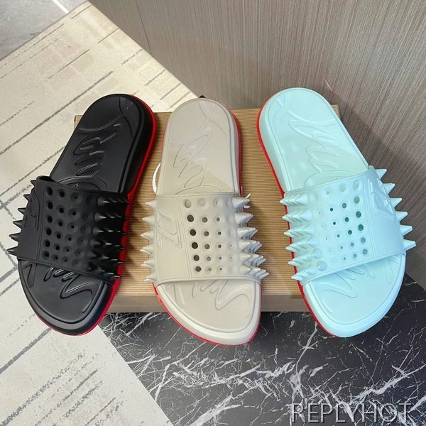 루부탱 2024 CL 스파이크 샌들 슬리퍼 신발