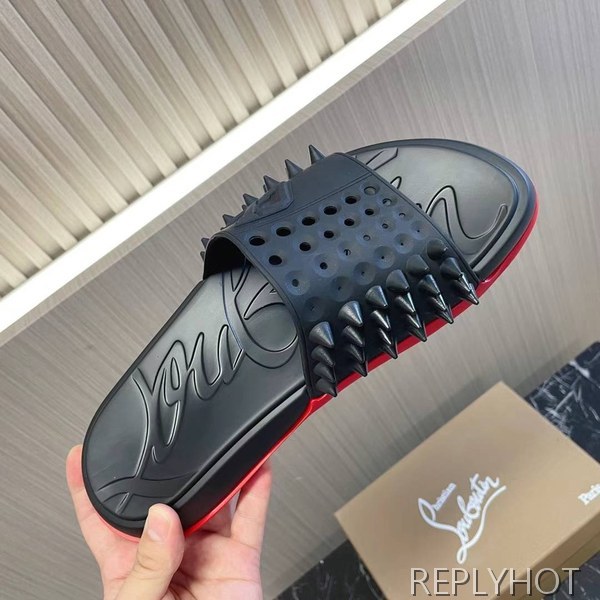 루부탱 2024 CL 스파이크 샌들 슬리퍼 신발