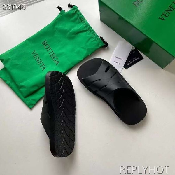 보테가베네타 2024 인트레치아토 러버 샌들 슬리퍼 신발