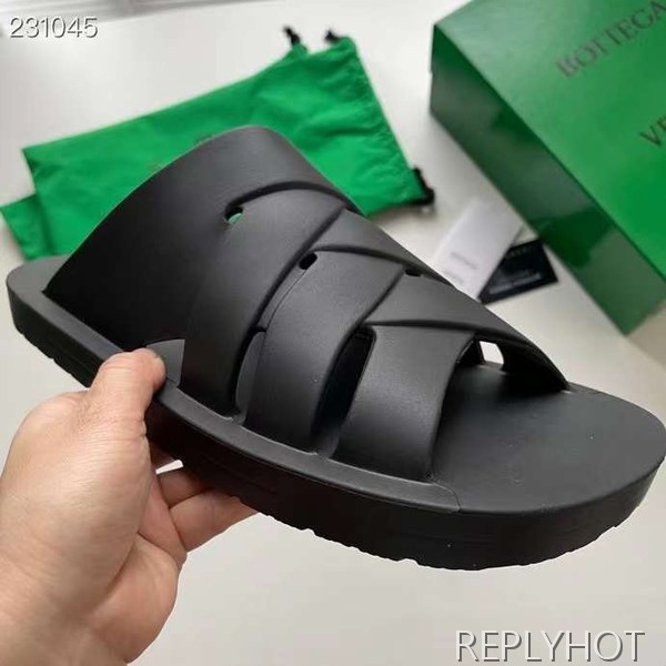 보테가베네타 2024 인트레치아토 러버 샌들 슬리퍼 신발