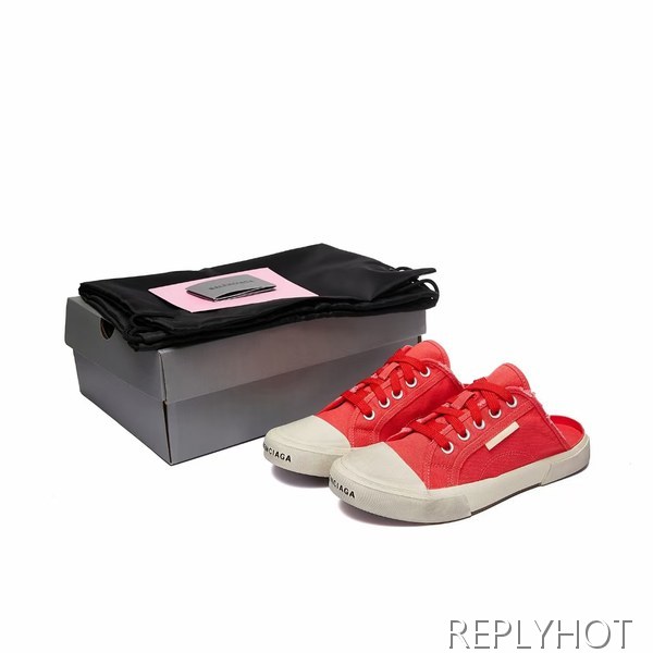 발렌시아가 2022 파리스 뮬 샌들 레드컬러