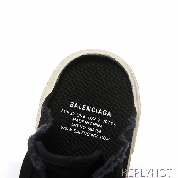 발렌시아가 2022 파리스 뮬 샌들 블랙컬러