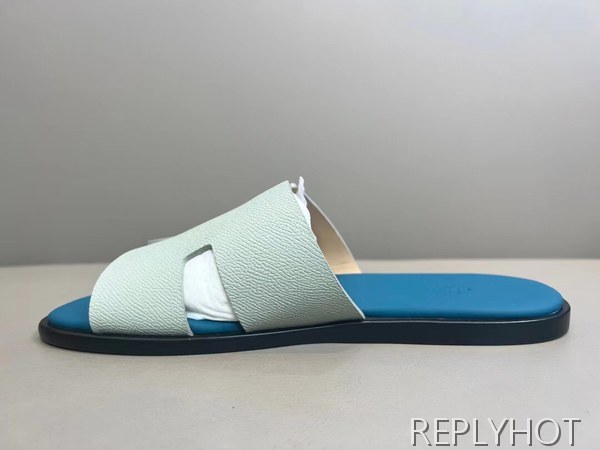 에르메스 2022 투톤 블루 이즈미르 샌들