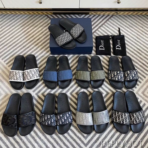 디올 2022 오블리크 비치 샌들