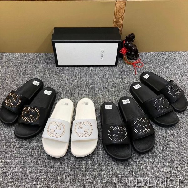 구찌 2022 GG스터드 슬라이드 샌들