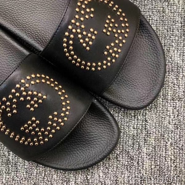 구찌 2022 GG스터드 슬라이드 샌들