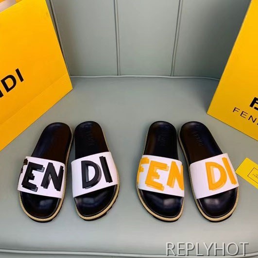 펜디 2022 로고 엠보 비치 샌들