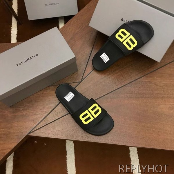 발렌시아가 2022 BB 글로우 슬라이드 샌들