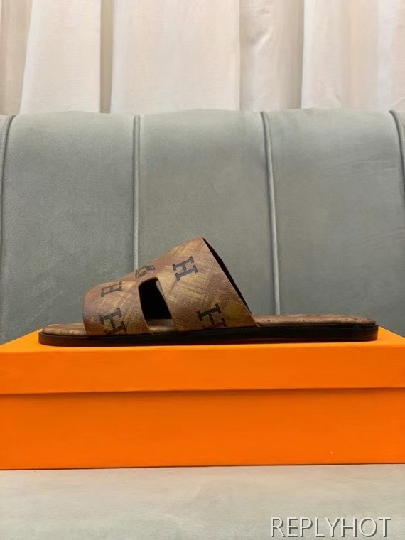 에르메스 2022 H코치 프린팅 이즈미르 샌들