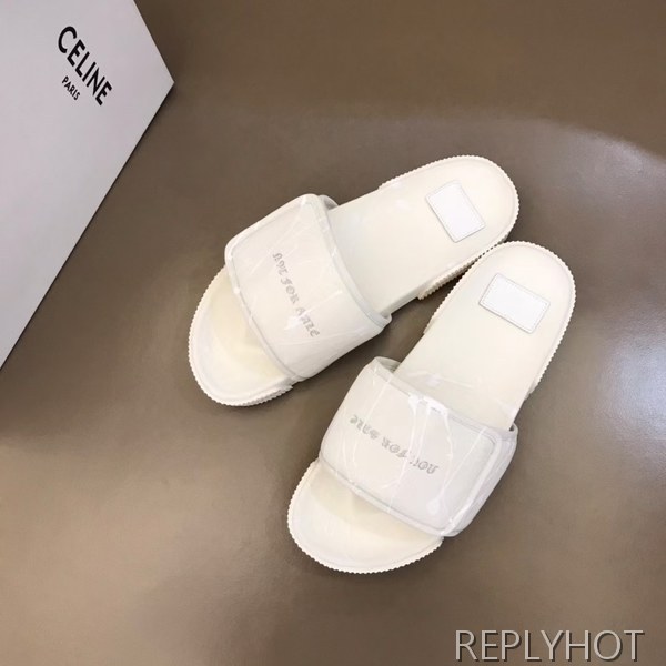 셀린느 2021 페인팅 슬라이드 샌들