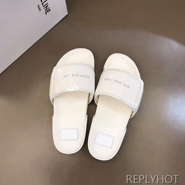 셀린느 2021 페인팅 슬라이드 샌들