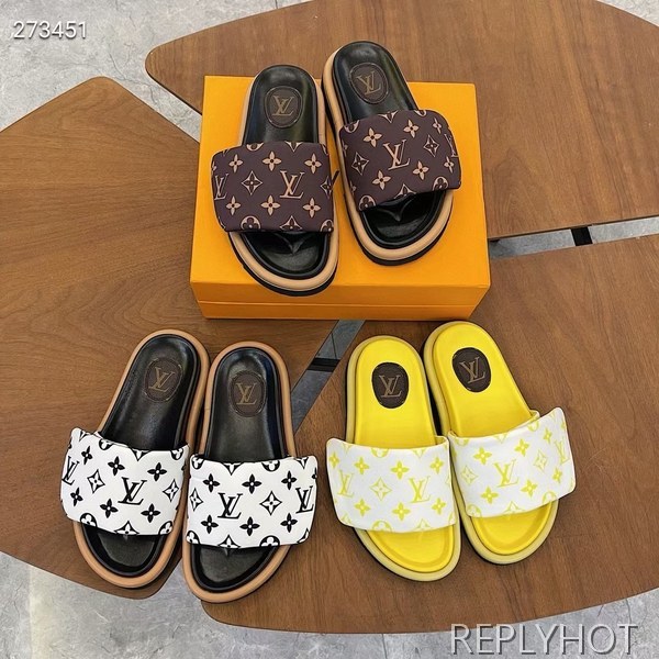 루이비통 2021 풀 필로우 컴포트 뮬 샌들