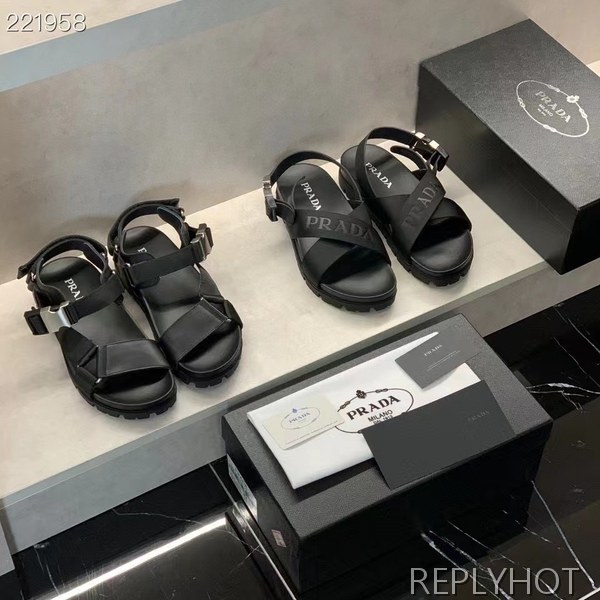 프라다 2021 스트랩 샌들