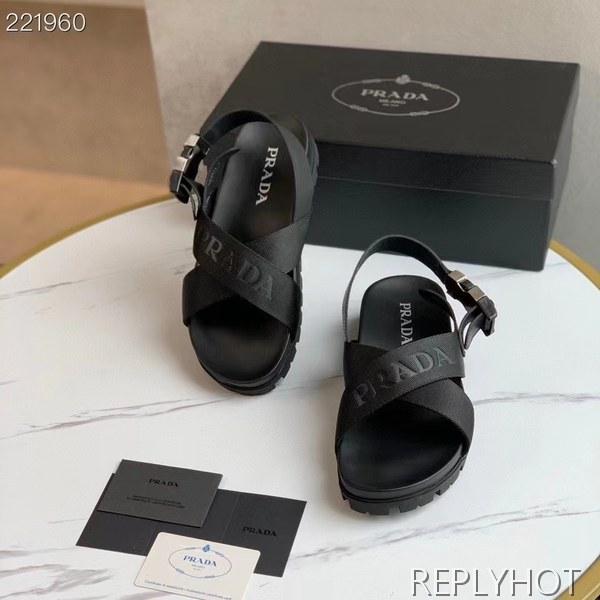프라다 2021 스트랩 샌들