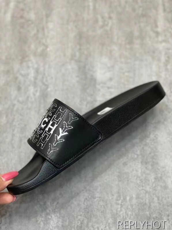 지방시 2021 로고 스티치 비치 샌들