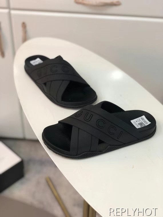 구찌 2021 X 로고 스트랩 샌들