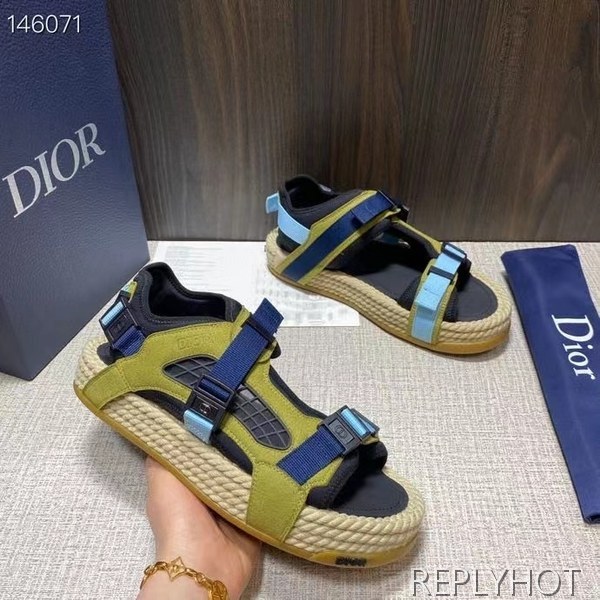 디올 2021 오블리크 아틀라스 샌들