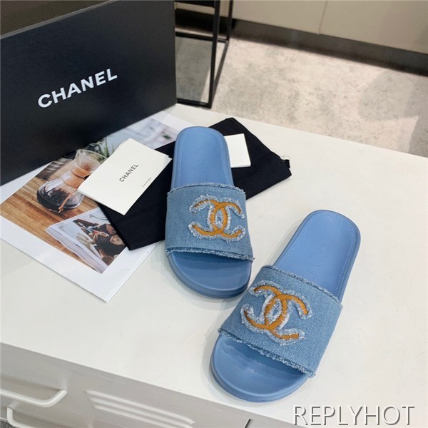 샤넬 여성용 데님 슬리퍼 C50995-1 2020/신상