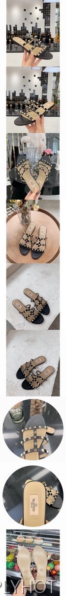 발렌티노 락스터드 샌들힐 N01472-3