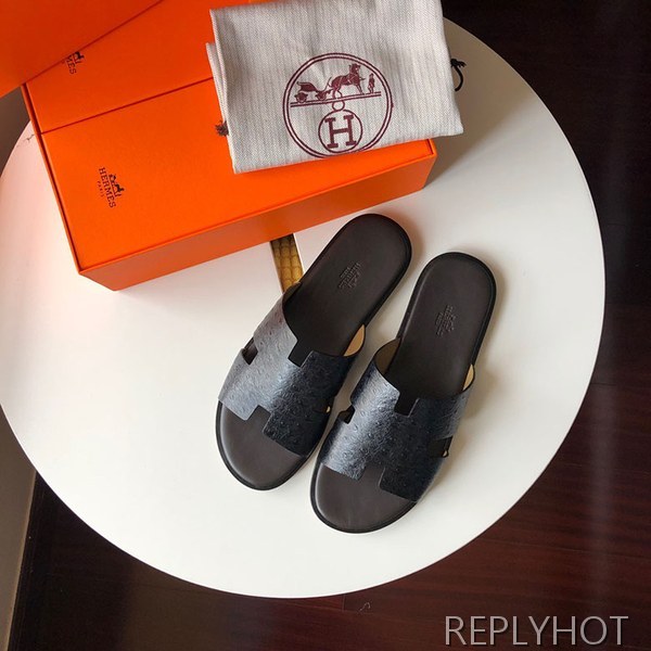 21위 Hermes 에르메스 남성용 슬리퍼