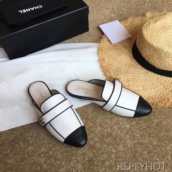 19신상 샤넬 슬리퍼 화이트 2110