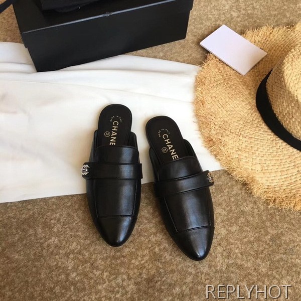 19신상 샤넬 슬리퍼 블랙 2110