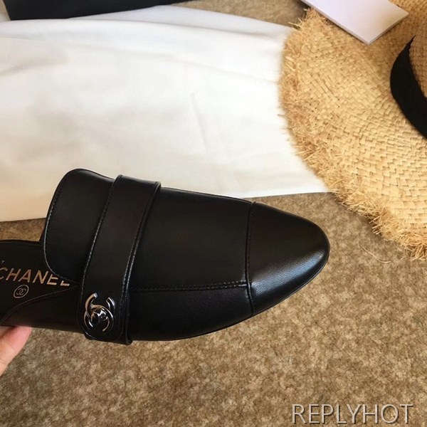 19신상 샤넬 슬리퍼 블랙 2110