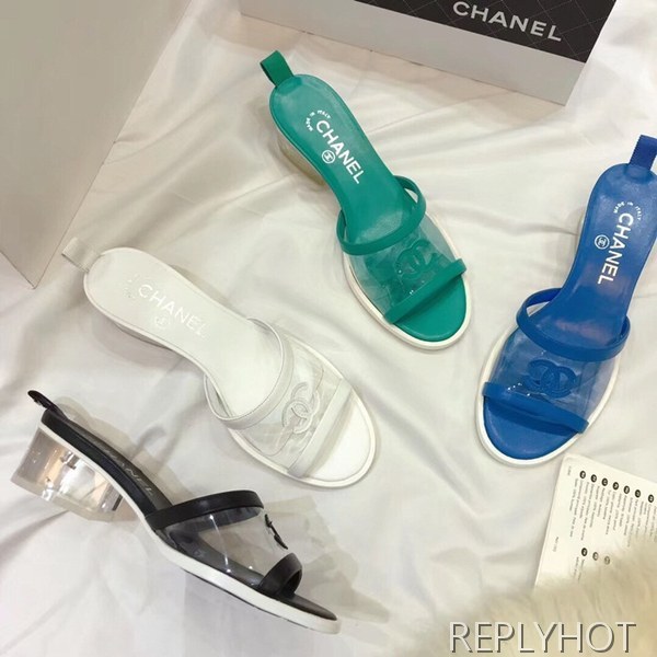 19 샤넬 투명 슬리퍼 6컬러