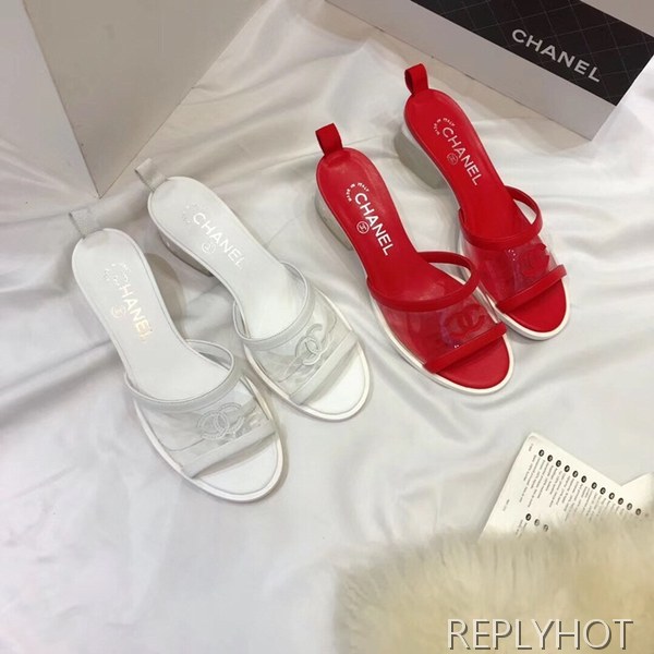 19 샤넬 투명 슬리퍼 6컬러